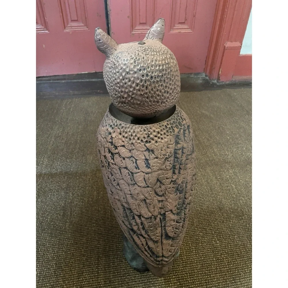 Dalen Products Vintage Owl Blow Mold 1990 Plastic Garden Decoy 20